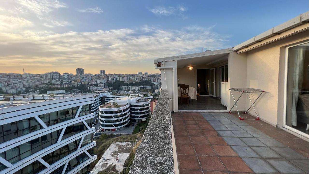 Апартаменты 200 M2 Muhtesem Cati Kati, Roof Стамбул Экстерьер фото